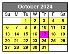 Fort Lauderdale Kayak Sightseeing Tours & Rentals octubre Schedule