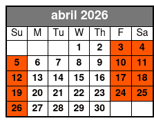 2 Hour Guided Electric Bike Tour of Fort Lauderdale. abril Schedule