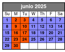 Jungle Queen Riverboat 90 Minute Fort Lauderdale Sightseeing Cruise (No Meal) junio Schedule
