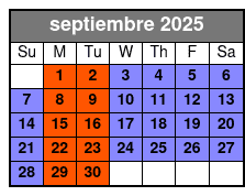 Jungle Queen Riverboat 90 Minute Fort Lauderdale Sightseeing Cruise (No Meal) septiembre Schedule