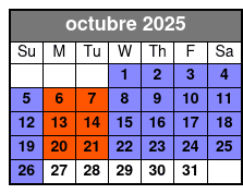 Jungle Queen Riverboat 90 Minute Fort Lauderdale Sightseeing Cruise (No Meal) octubre Schedule