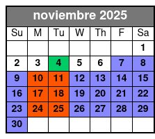 Jungle Queen Riverboat 90 Minute Fort Lauderdale Sightseeing Cruise (No Meal) noviembre Schedule