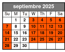Jungle Queen Riverboat Dinner Cruise (Includes Dinner) septiembre Schedule