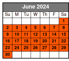 Key West Day Trip junio Schedule