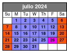 Las Olas Bar Crawl julio Schedule