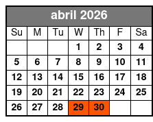 Las Olas Bar Crawl abril Schedule