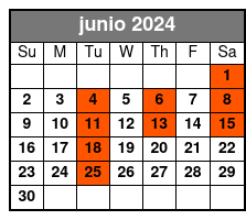 Grand Bahama Island junio Schedule