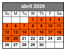 History Museum, Pioneer House Museum & Schoolhouse Museum abril Schedule