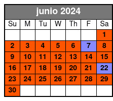 1:30pm Departure junio Schedule