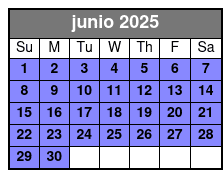 1:30pm Departure junio Schedule