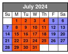 South Beach Miami Paddle Board Experience julio Schedule