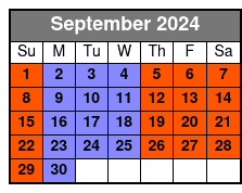 Miami Beach Segway Tour septiembre Schedule