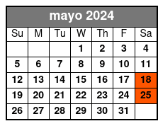 7:30pm Saturday Night 6 Hour mayo Schedule