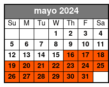 Kayak Rental (4 Hours) mayo Schedule