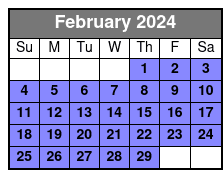 Fort Lauderdale Parasailing febrero Schedule