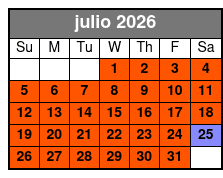1 Hour Mini Powerboat Rental julio Schedule