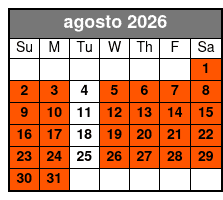 B Square Burgers Meeting Point agosto Schedule