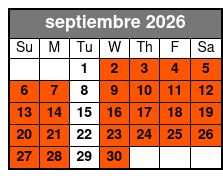 B Square Burgers Meeting Point septiembre Schedule