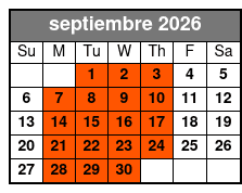 Sunset on Paddleboard Experience in Las Olas Fort Lauderdale septiembre Schedule