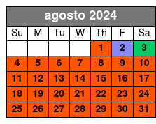 Schedule agosto Schedule