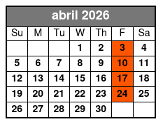 Self-Guided Historical Missions Electric Bike Tour abril Schedule