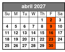 Self-Guided Historical Missions Electric Bike Tour April Schedule
