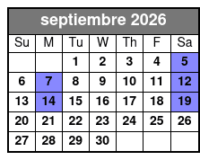 Walking Tour Along the San Antonio Riverwalk And Around Downtown septiembre Schedule