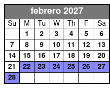 Walking Tour Along the San Antonio Riverwalk And Around Downtown febrero Schedule