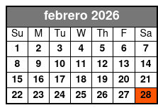 San Antonio Citypass® febrero Schedule