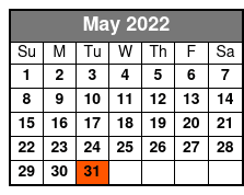 SeaWorld San Antonio mayo Schedule