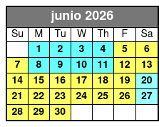 SeaWorld Single Day Ticket junio Schedule