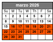 River City Ghosts: San Antonio's Spirits & Spirits Haunted Pub Crawl marzo Schedule