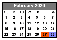 Private Or Couple’s Tarot Reading febrero Schedule