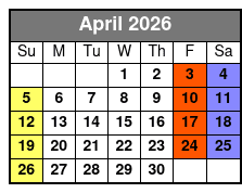 Private Or Couple’s Tarot Reading abril Schedule