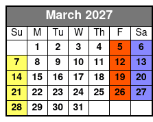 Private Or Couple’s Tarot Reading marzo Schedule
