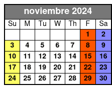 Private Tarot Reading noviembre Schedule