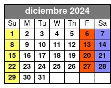 Private Tarot Reading diciembre Schedule