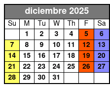 Private Tarot Reading diciembre Schedule