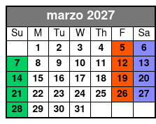 Private Tarot Reading marzo Schedule