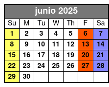 Couple’s Tarot Reading junio Schedule