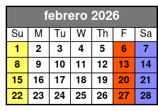 Couple’s Tarot Reading febrero Schedule