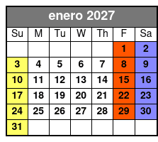 Couple’s Tarot Reading January Schedule