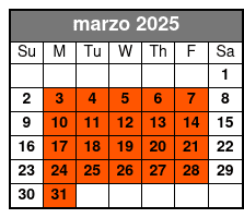 Adventure Introduction Special marzo Schedule