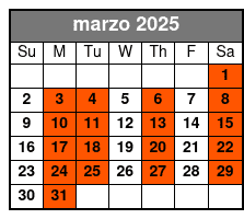 Photoshoot marzo Schedule