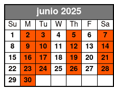 Photoshoot junio Schedule