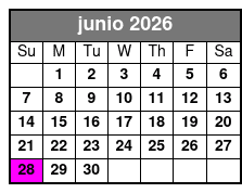Hopscotch Tickets June Schedule