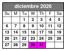 Hopscotch Tickets diciembre Schedule