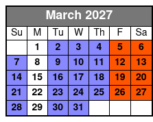 The Magic Saloon Immersive Experience and Show Ticket marzo Schedule