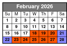 Extreme Escape San Antonio Escape Rooms - Stone Oak Location febrero Schedule