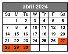 4-Choice Pass abril Schedule